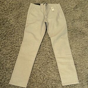 RW&CO. Men's Light Gray Slim Fit Pants